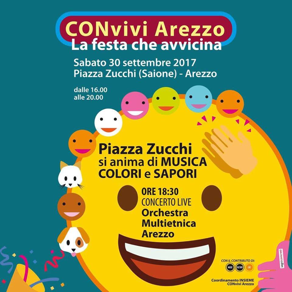 Volantino CONVIVI AREZZO LA FESTA CHE AVVICINA