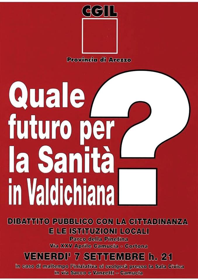 quale futoro per la sanità in valdichiana