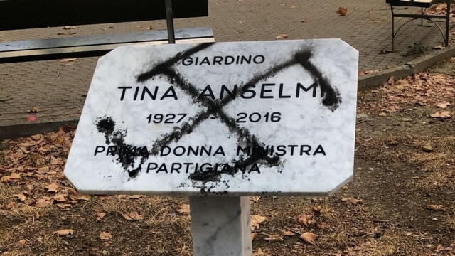 Tina Anselmi-sfregio