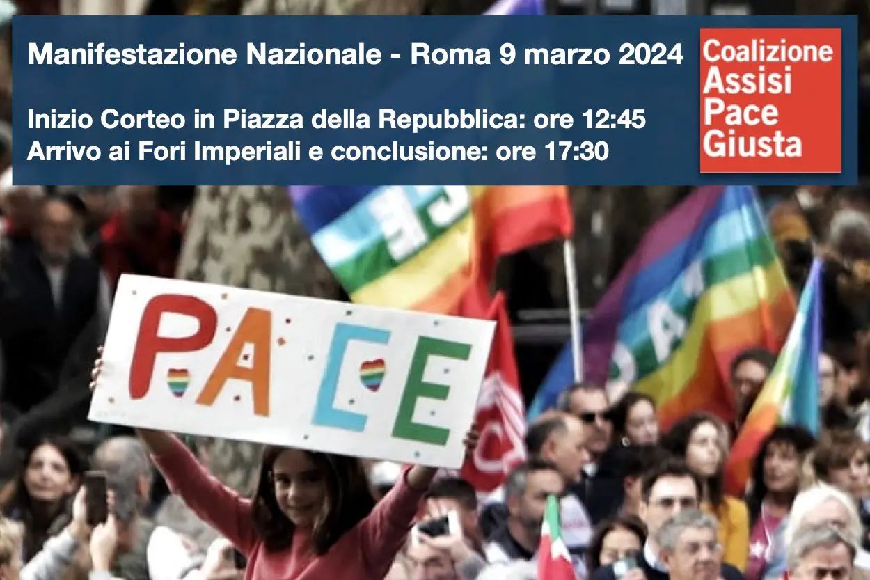 manifestazione pace 9mar2024